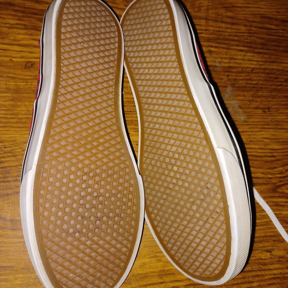 Red Cheetah Print Vans - image 3